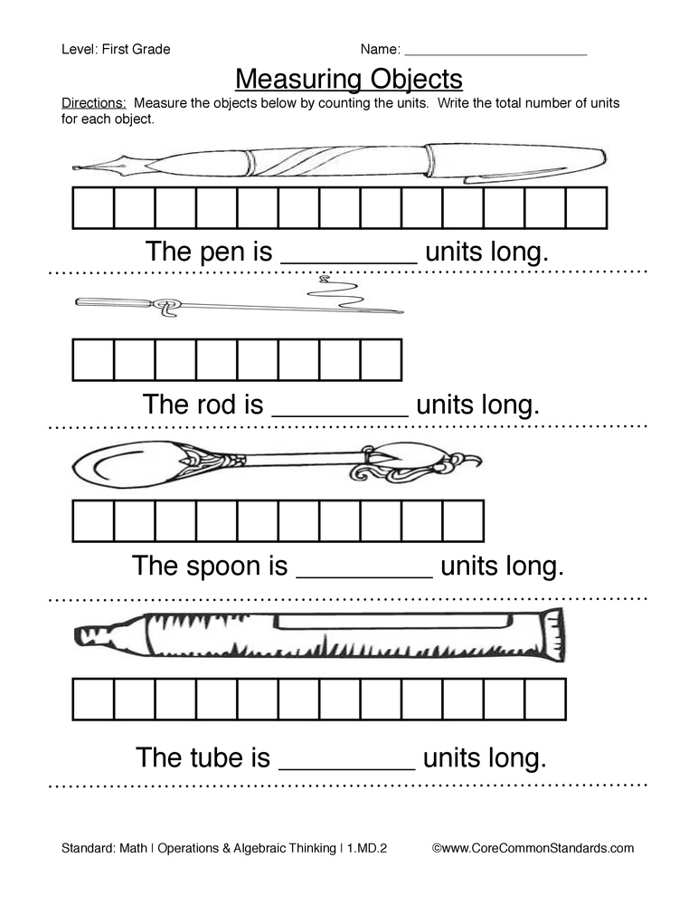 1 MD 2 Common Core Worksheet Have Fun Teaching