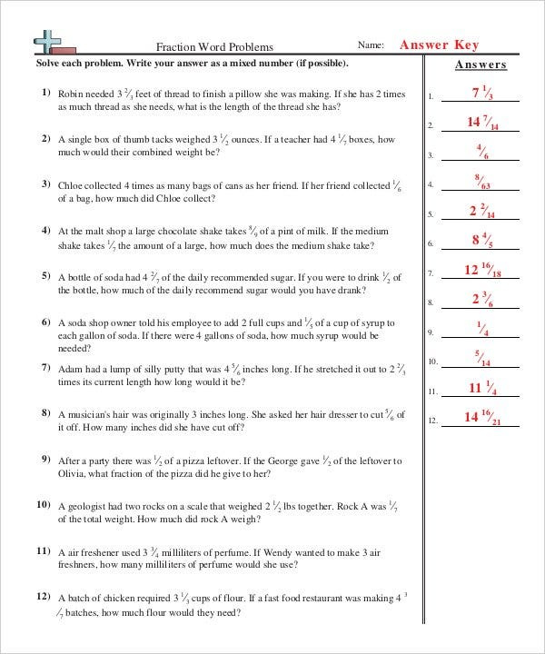 Common Core Worksheets Word Problems Common Core Worksheets