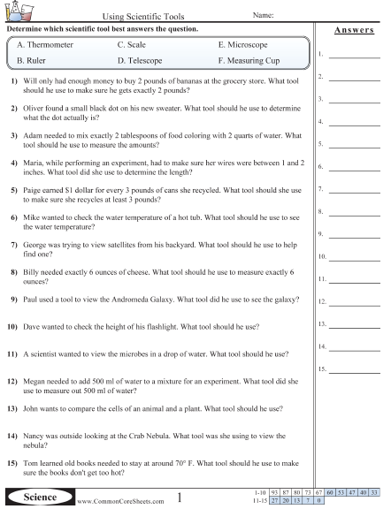 2nd Grade Common Core Science Worksheets Best Bling