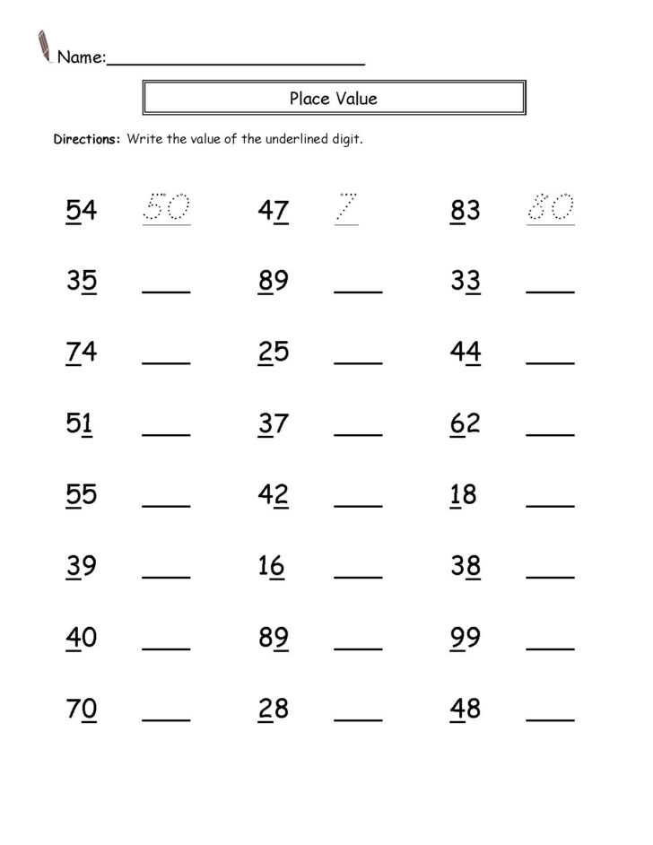 Print 2nd Grade Math Worksheets