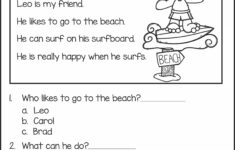 2nd Grade Reading Worksheets Best Coloring Pages For Kids