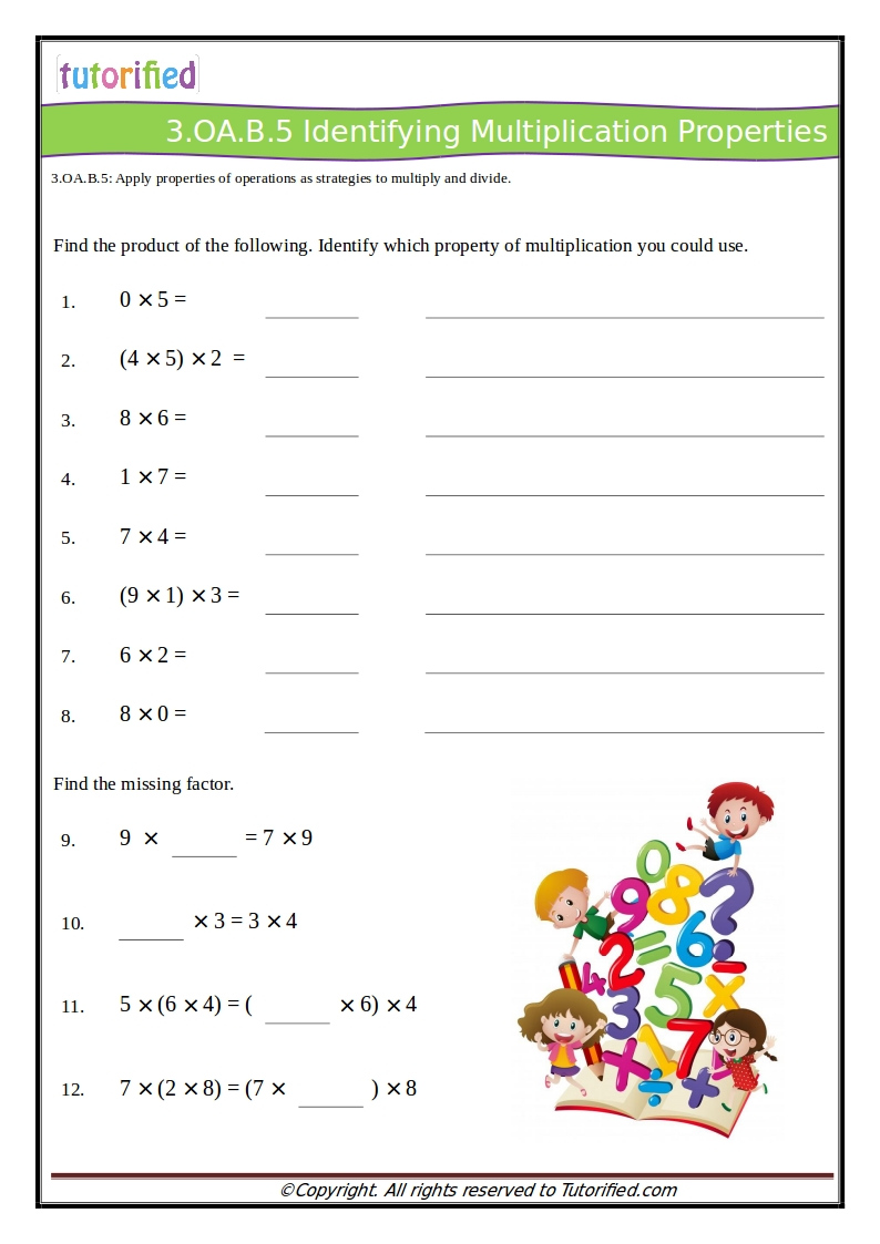 3rd Grade Common Core Math Worksheets