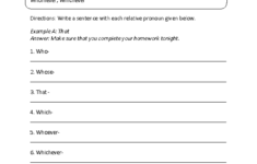 4th Grade Common Core Language Worksheets