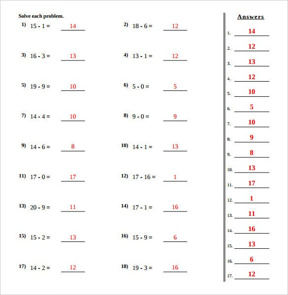 5 Common Core Sheets PDF Free Premium Templates