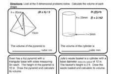 5th Grade Common Core Math Volume Worksheets Multiple Choice 5th