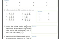 5th Grade Common Core Math Worksheets