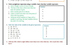 5th Grade Common Core Math Worksheets