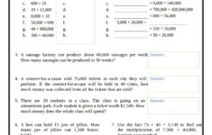 5th Grade Common Core Math Worksheets