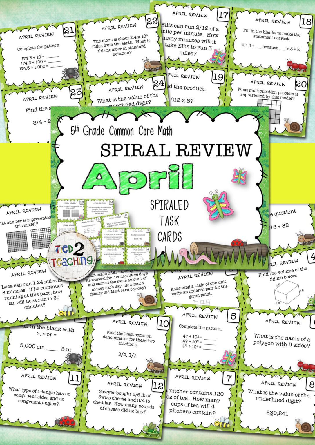 5th Grade Common Core Math Review | Common Core Worksheets