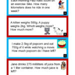 5th Grade Measurement And Data Measurement Word Problems How To