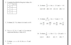 6th Grade Common Core Math Worksheets