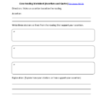 6th Grade Common Core Writing Worksheets