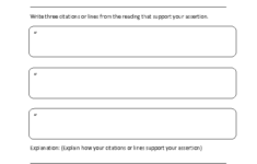 6th Grade Common Core Writing Worksheets