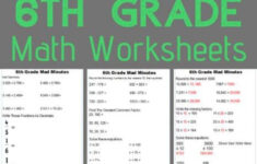 6th Grade Math Worksheets Sixth Grade Math Everyday Math 6th Grade