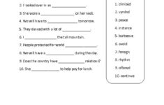 7th Grade Common Core Language Worksheets Language Worksheets