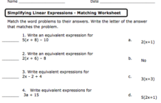7th Grade Common Core Math Class Winter Packet