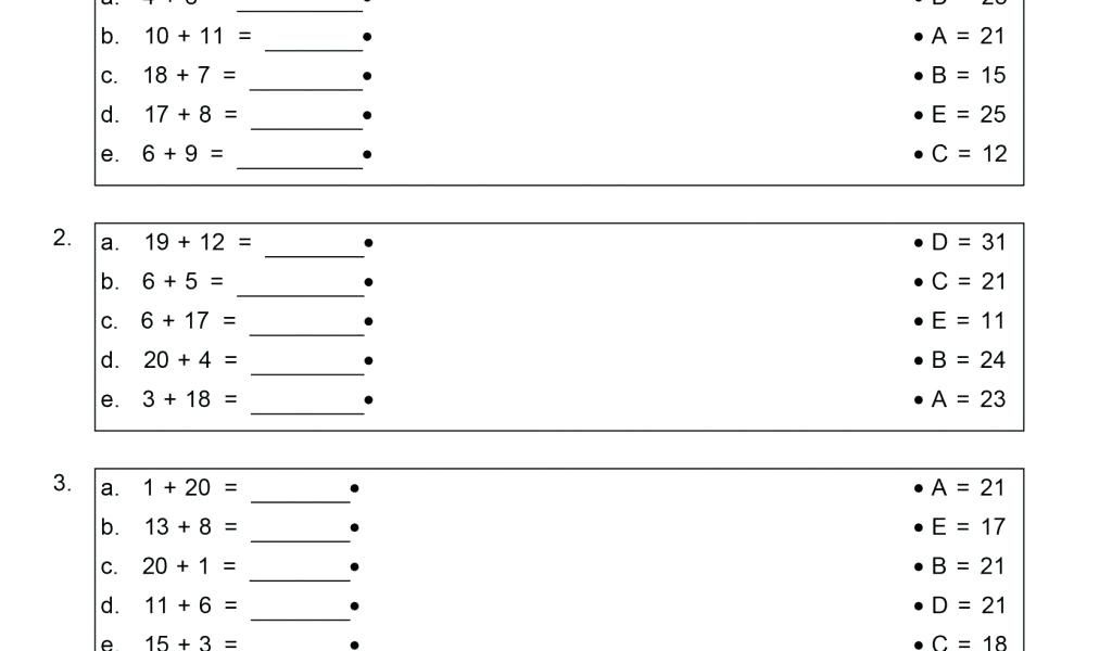 7th Grade Common Core Math Worksheets With Answer Key