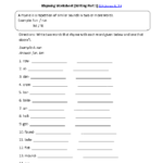 7th Grade Common Core Reading Literature Worksheets