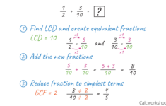 Adding And Subtracting Fractions w 21 Examples