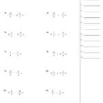 Adding And Subtracting Fractions Worksheet With Answer Key Printable