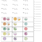Adding Fractions Numeric And Visual Worksheet Printable Pdf Download
