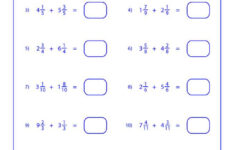 Adding Mixed Numbers Hoeden Homeschool Support