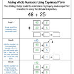 Adding Whole Numbers Using Expanded Form Second Grade Math Teaching