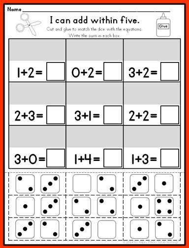 Addition And Subtraction Common Core Math Kindergarten Kindergarten 