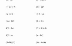 Algebra 1 Worksheets With Answers Free Worksheet Template