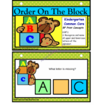 Alphabetical Order Kindergarten Common Core Activity For Special