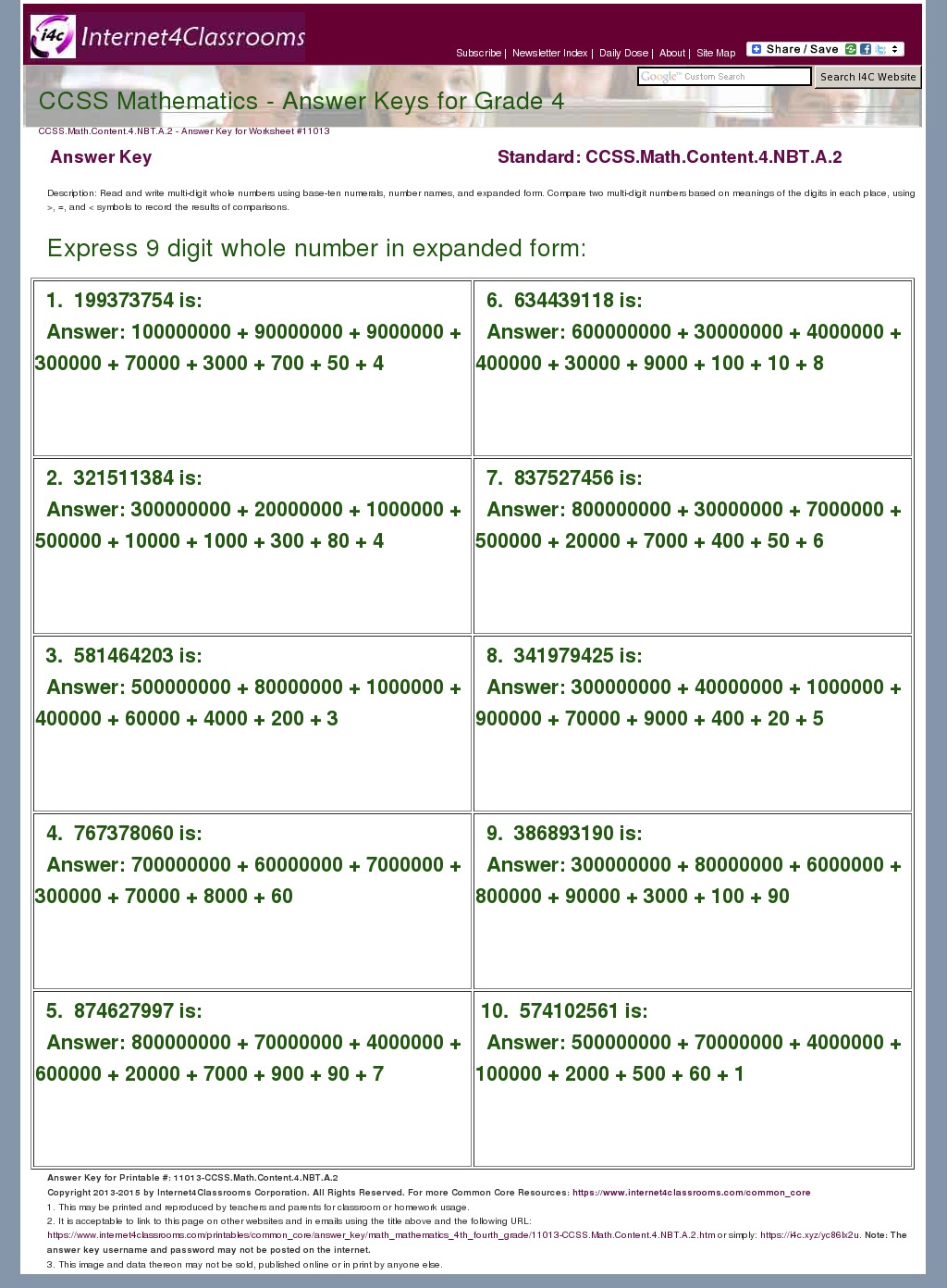 common-core-sheets-answers-key-common-core-worksheets