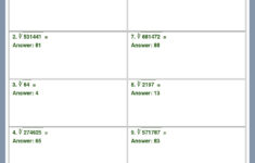 Answer Key Download Worksheet 21555 CCSS Math Content 8 EE A 2