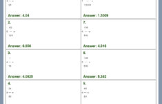Answer Key Download Worksheet 28201 CCSS Math Content 7 NS A 2 d