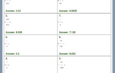 Answer Key Download Worksheet 28209 CCSS Math Content 7 NS A 2 d