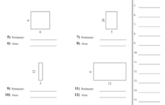 Area And Perimeter Common Core Worksheet Perimeter Worksheets