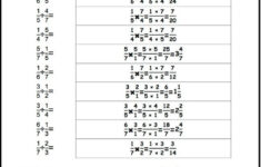Basic Fraction Division No Whole Parts Or Cross cancelling The Best