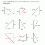 Calculate The Hypotenuse Using Pythagorean Theorem No Rotation A