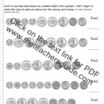 CCSS 2 MD 8 Worksheets Counting Coins Worksheets Money Wordproblems