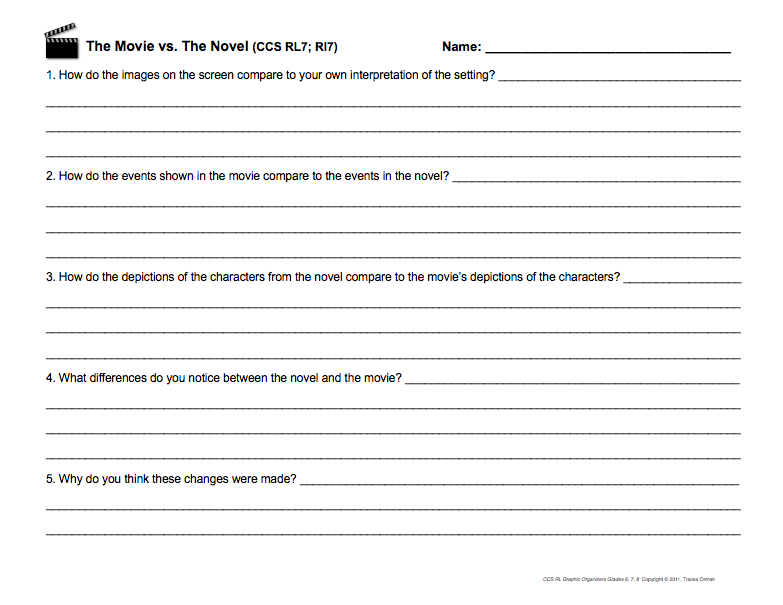 Classroom Freebies Common Core ELA Worksheet