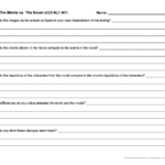Classroom Freebies Common Core ELA Worksheet