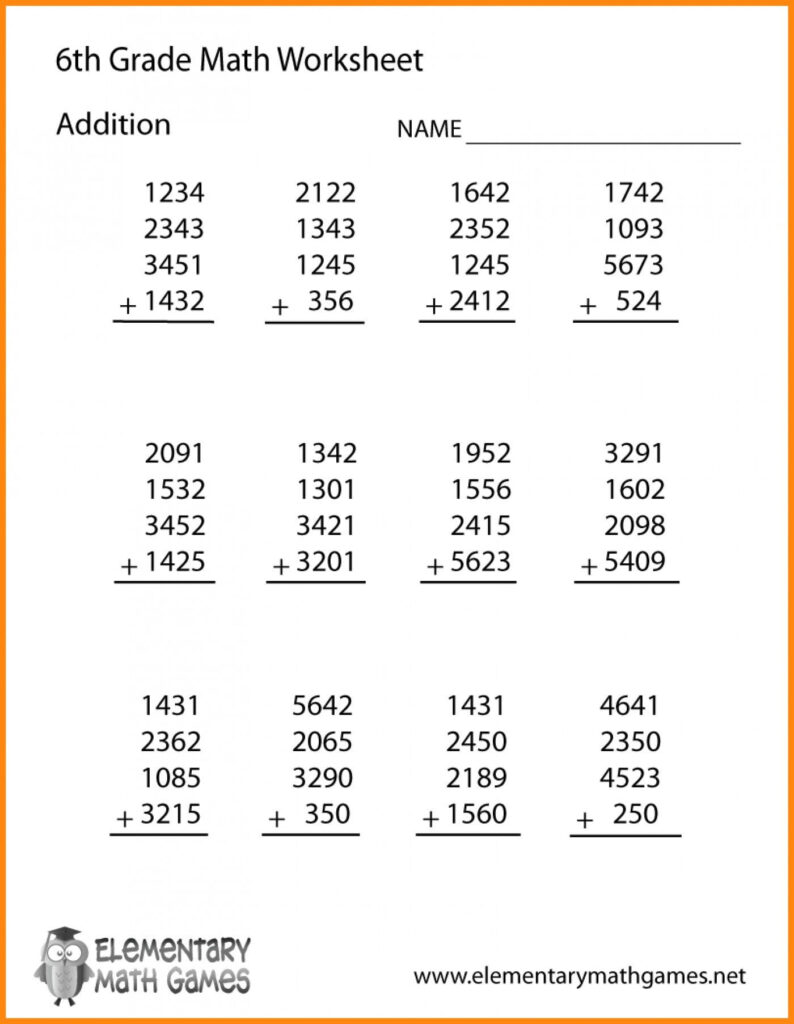 6th Grade Common Core Math Worksheets | Common Core Worksheets