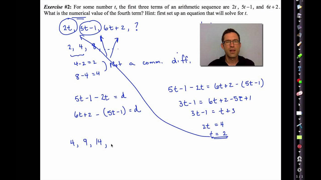 Common Core Algebra II Unit 5 Lesson 2 Arithmetic And Geometric 