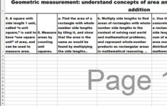 Common Core Curriculum Spreadsheet 3rd Grade Common Core Curriculum