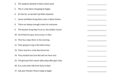 Common Core Grammar Worksheets Db excel