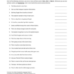 Common Core Grammar Worksheets Db Excel