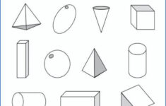 Common Core Math Worksheets 2nd Grade 3d Shapes Identify For Geometry