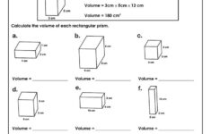 Common Core Math Worksheets 5th Grade Volume Favorite Worksheet