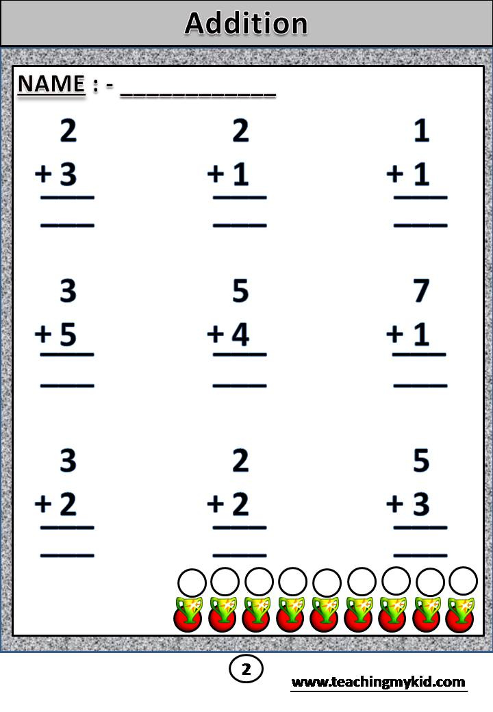 Common Core Maths Addition Printable Worksheet Without Carry Common 