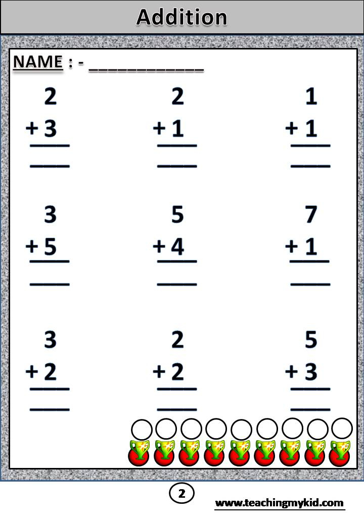 Common Core Math Addition Worksheets