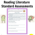 Common Core Reading Literature Standard Assessments For 2nd Grade